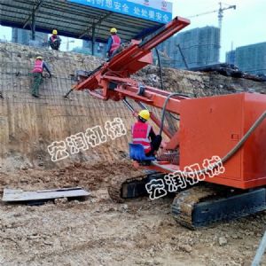 生產(chǎn)多功能液壓錨固鉆機，山體護坡鉆孔機