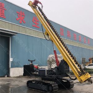 直銷(xiāo)光伏履帶鉆孔機，螺旋光伏鉆孔機