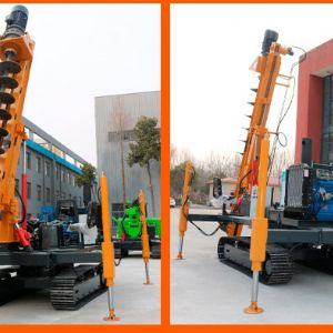 電動(dòng)款光伏打樁機