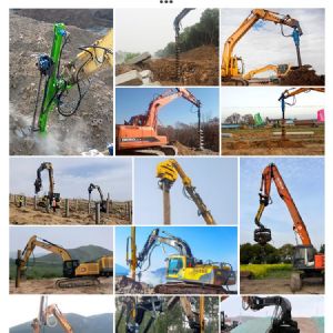 挖機(jī)改隧道鉆機(jī)